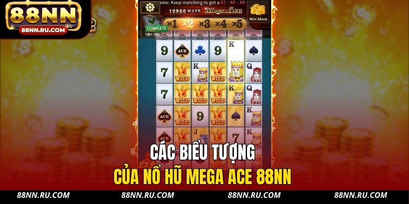 Các biểu tượng của nổ hũ Mega Ace 88NN Các biểu tượng của nổ hũ Mega Ace 88NN